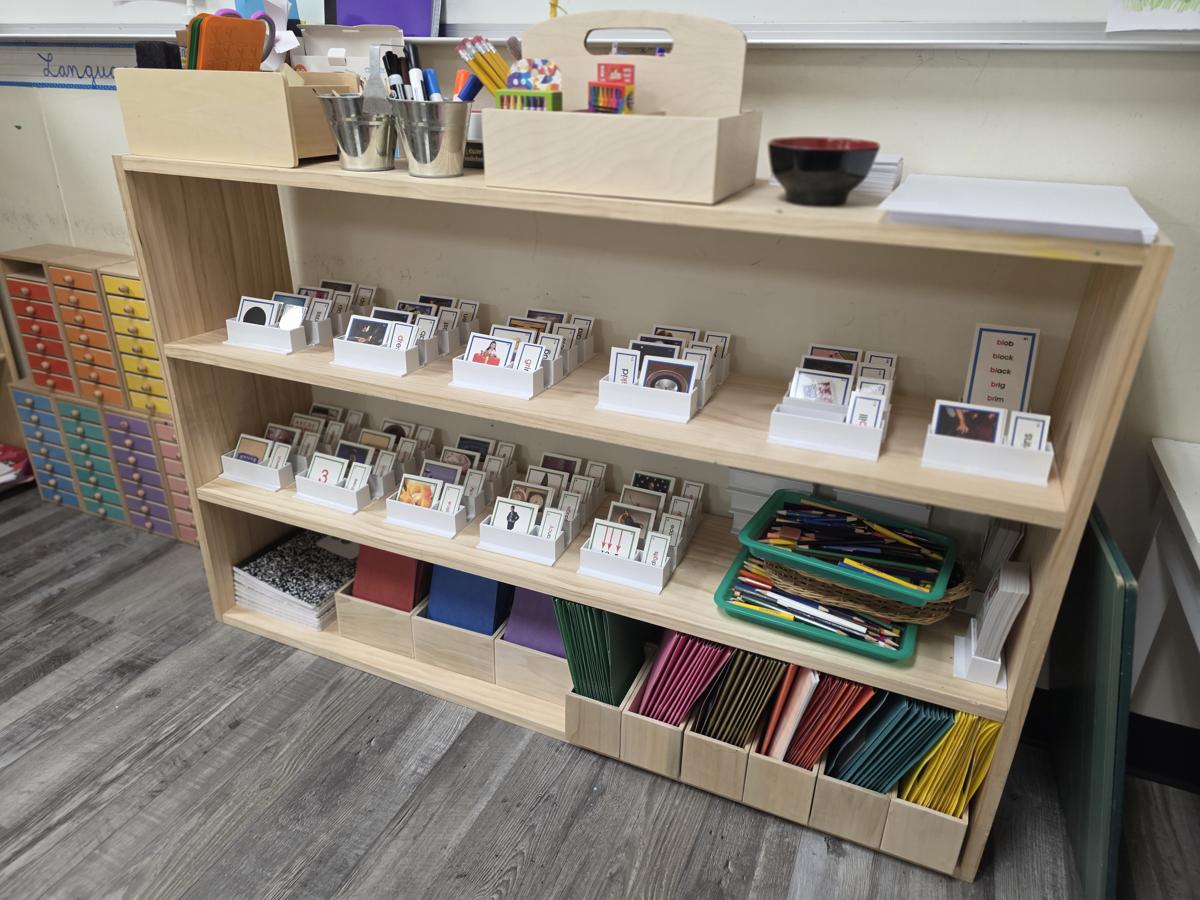 Elementary student at Amici Trilingual Montessori K-2 program serving Gilbert and East Valley families