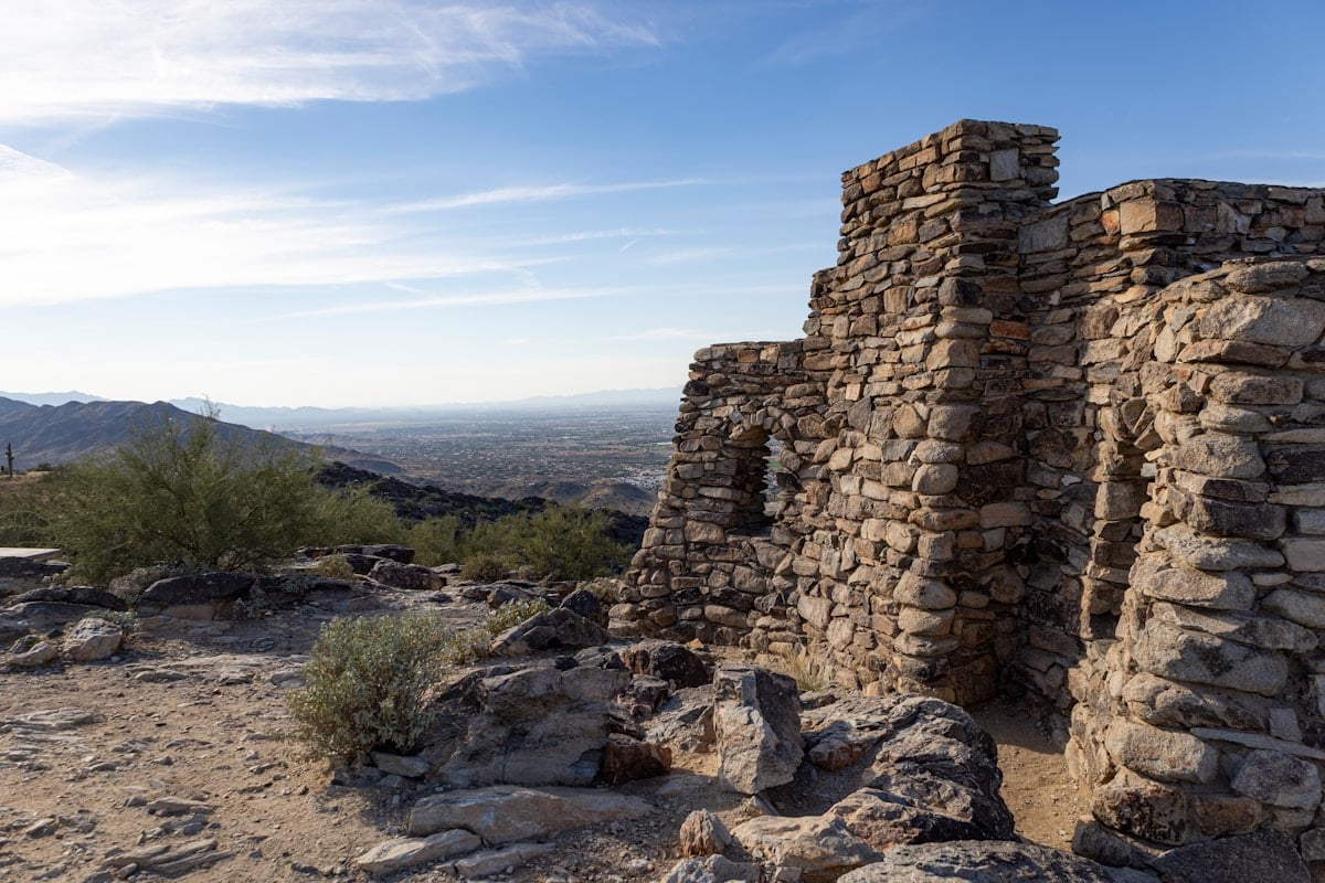 South Mountain Preserve trail near Ahwatukee Foothills, Phoenix Arizona